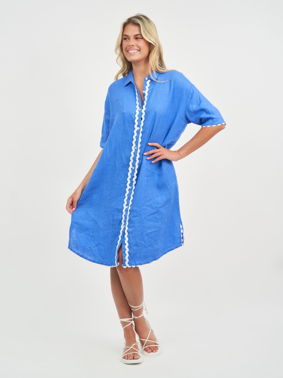 Dresses Vendor | Ric Rac Trim Dress Worthier - Florence Store