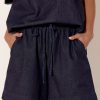 Bottoms Vendor | Denim Relaxed Short - Navy - Adorne - Florence Store