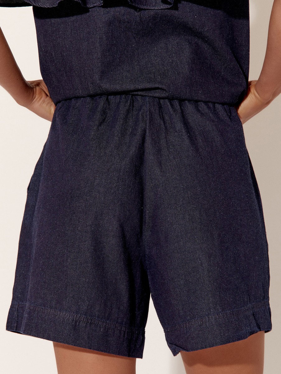 Bottoms Vendor | Denim Relaxed Short - Navy - Adorne - Florence Store