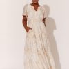 Dresses Vendor | Vee Pleat Detail Dress - Cream - Adorne - Florence Store