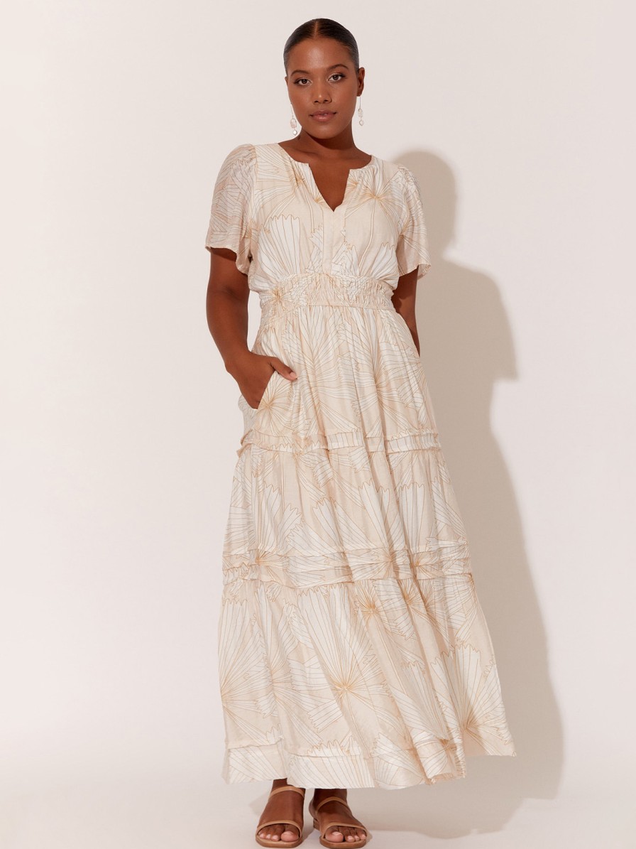 Dresses Vendor | Vee Pleat Detail Dress - Cream - Adorne - Florence Store