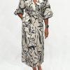 Dresses Vendor | Twist Front Linen Dress - Natural - La Strada - Florence Store