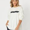 Tops Vendor | Amour Sweatshirt - White - Threadz - Florence Store