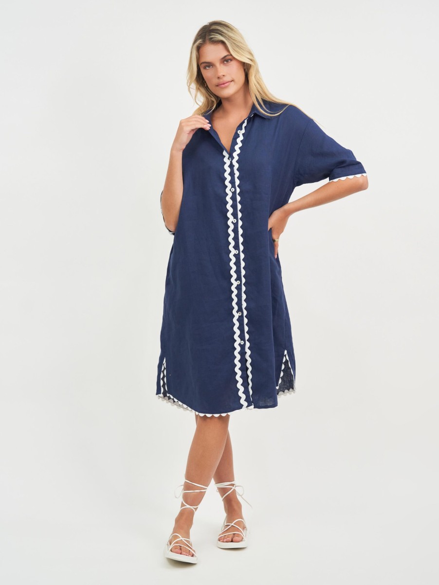 Dresses Vendor | Ric Rac Trim Dress Worthier - Florence Store