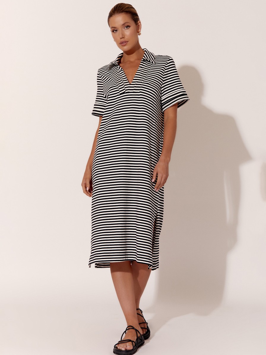 Dresses Vendor | Cotton Jersey Tee Dress - Black - Adorne - Florence Store