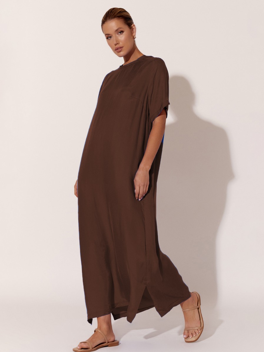 Dresses Vendor | Cupro Relaxed Dress Adorne - Florence Store