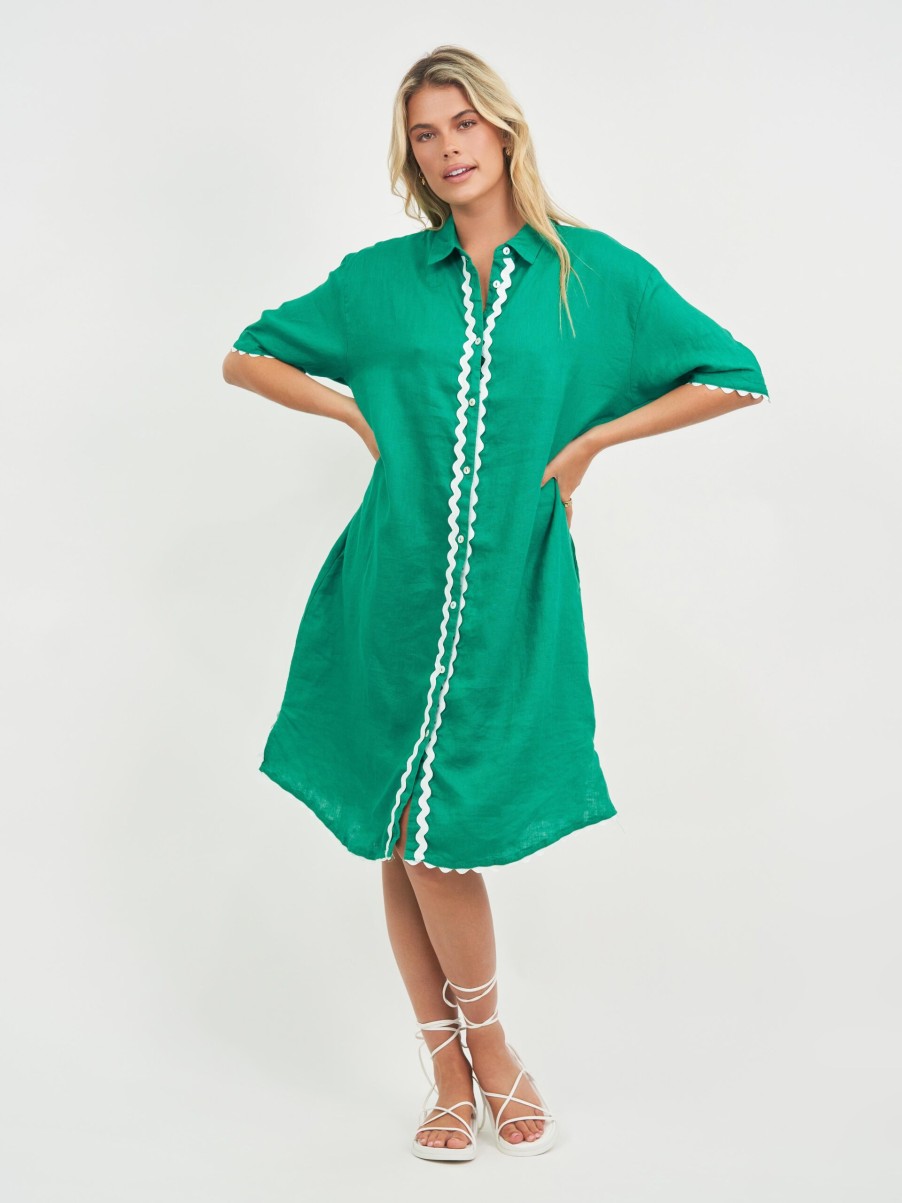 Dresses Vendor | Ric Rac Trim Dress Worthier - Florence Store