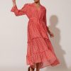 Dresses Vendor | Sheer Frill Dress - Tangerine - Adorne - Florence Store