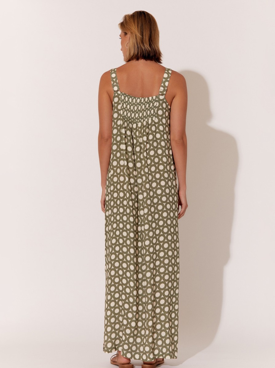 Dresses Vendor | Sleeveless Viscose Dress - Khaki - Adorne - Florence Store