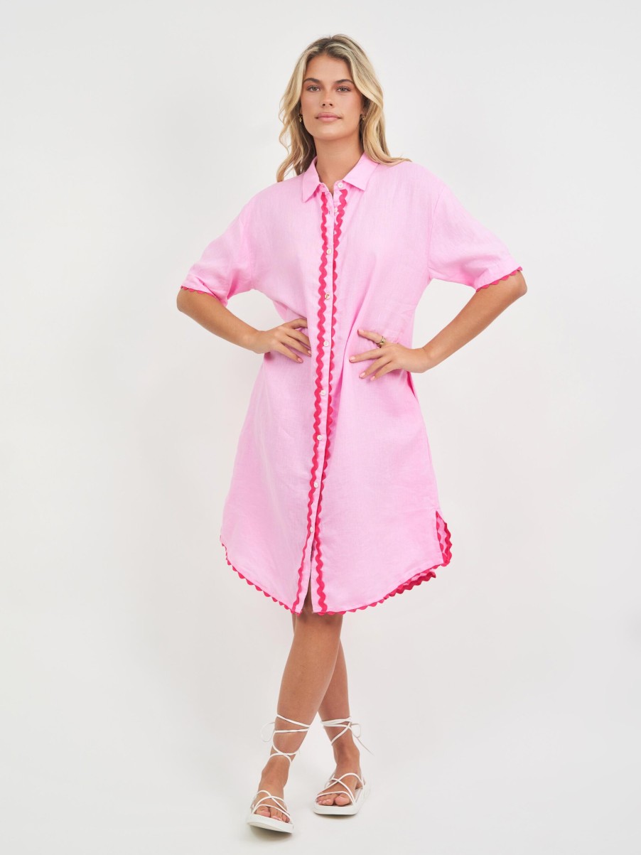 Dresses Vendor | Ric Rac Trim Dress Worthier - Florence Store