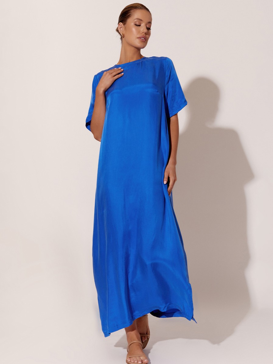 Dresses Vendor | Cupro Relaxed Dress Adorne - Florence Store