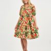 Dresses Vendor | Tier Frill Relaxed Dress - Tangerine - Liberty Rose - Florence Store