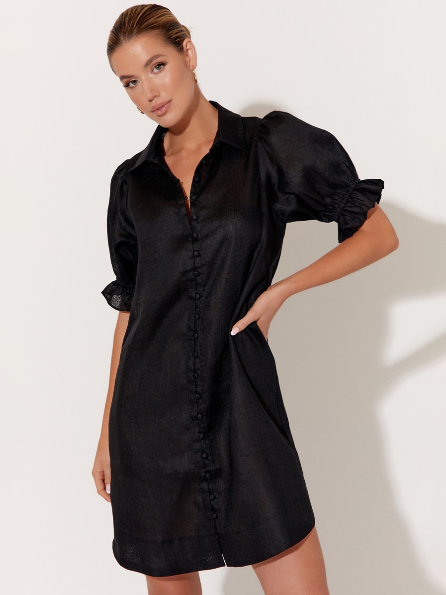 Dresses Vendor | Button Through Shirt Dress Adorne - Florence Store