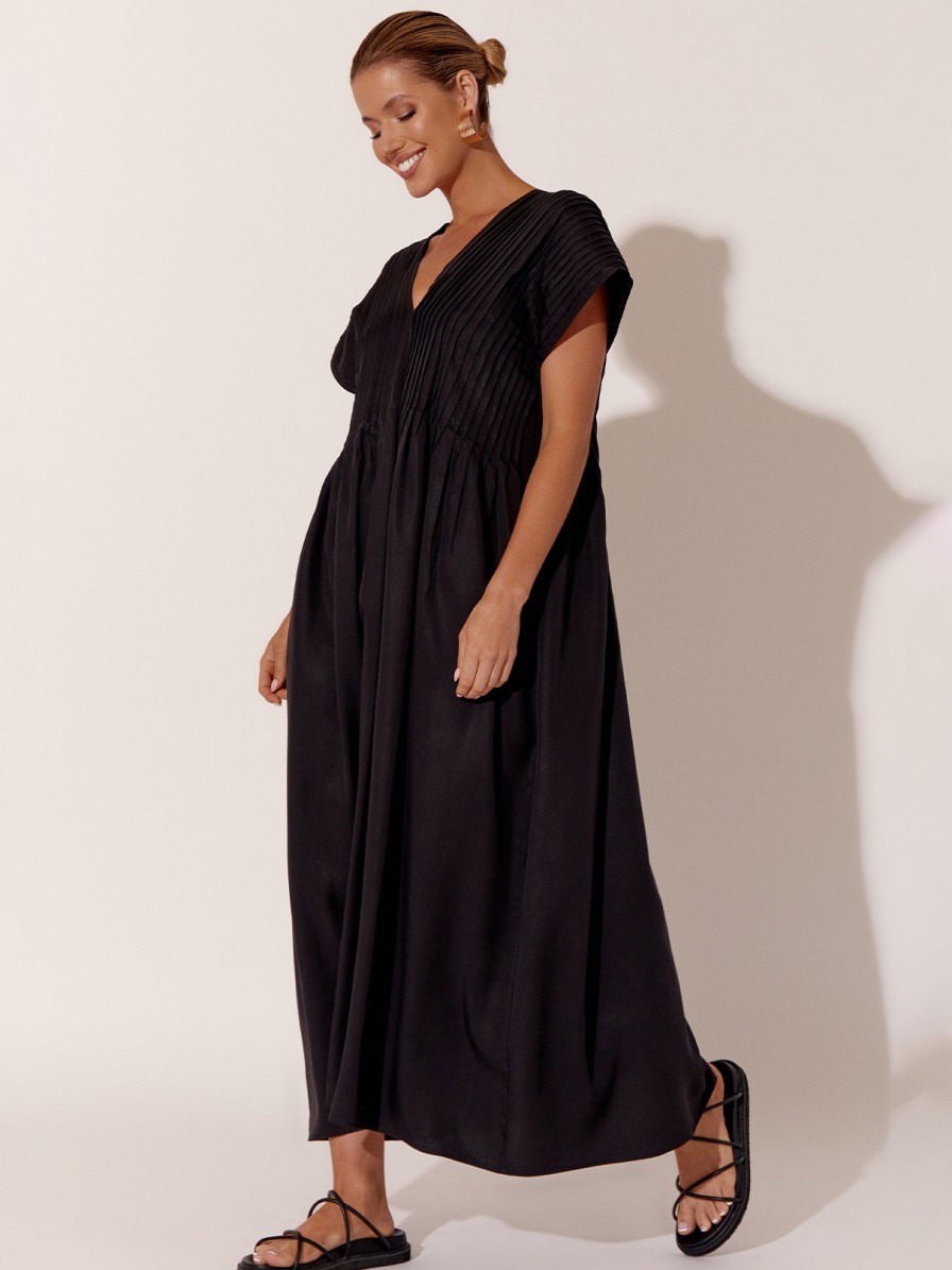 Dresses Vendor | Pleat Neckline Dress Adorne - Florence Store