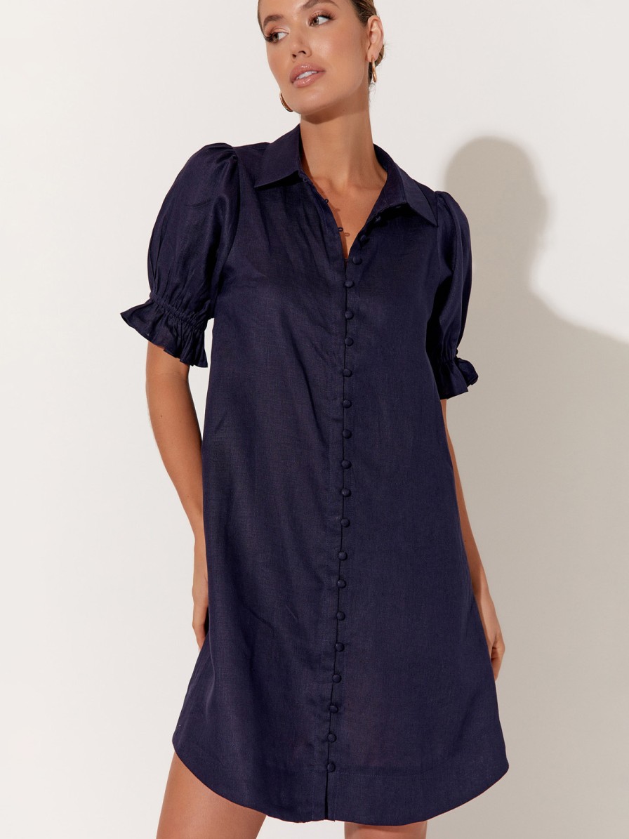 Dresses Vendor | Button Through Shirt Dress Adorne - Florence Store