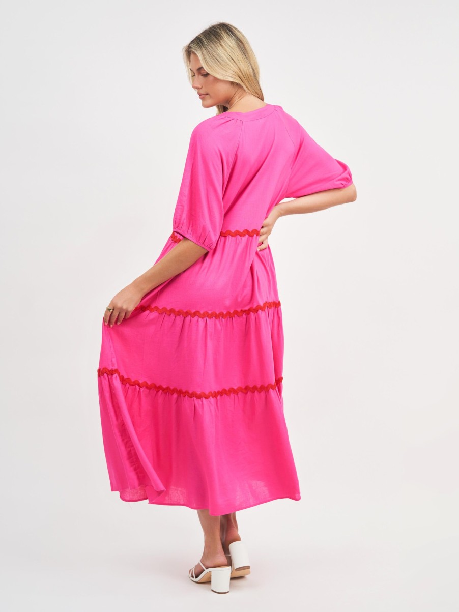 Dresses Vendor | Ric Rac Midi Dress Worthier - Florence Store