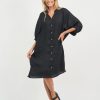 Dresses Vendor | Exaggerated Sleeve Linen Dress Worthier - Florence Store